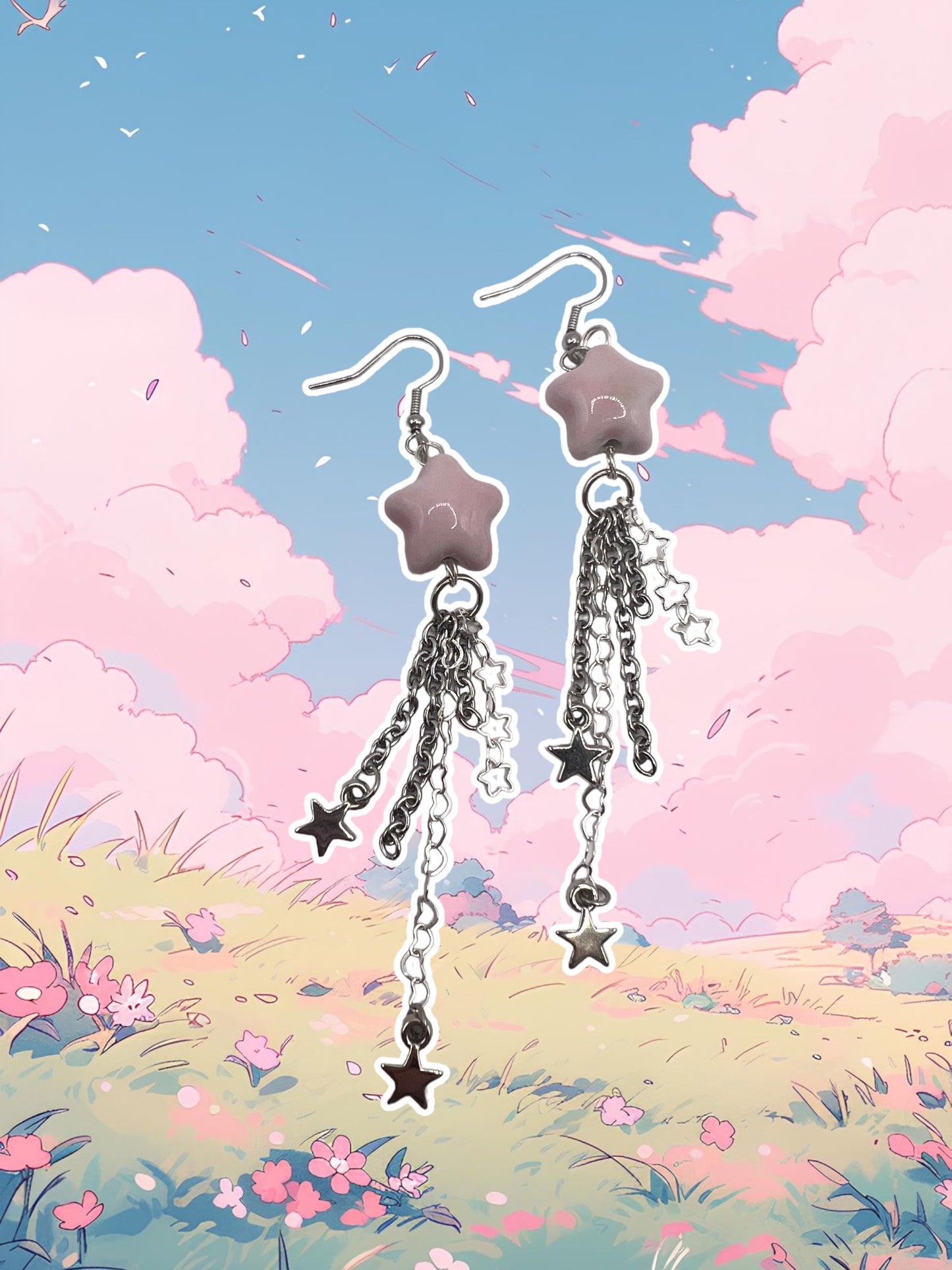 PINK Shooting Star - Earring