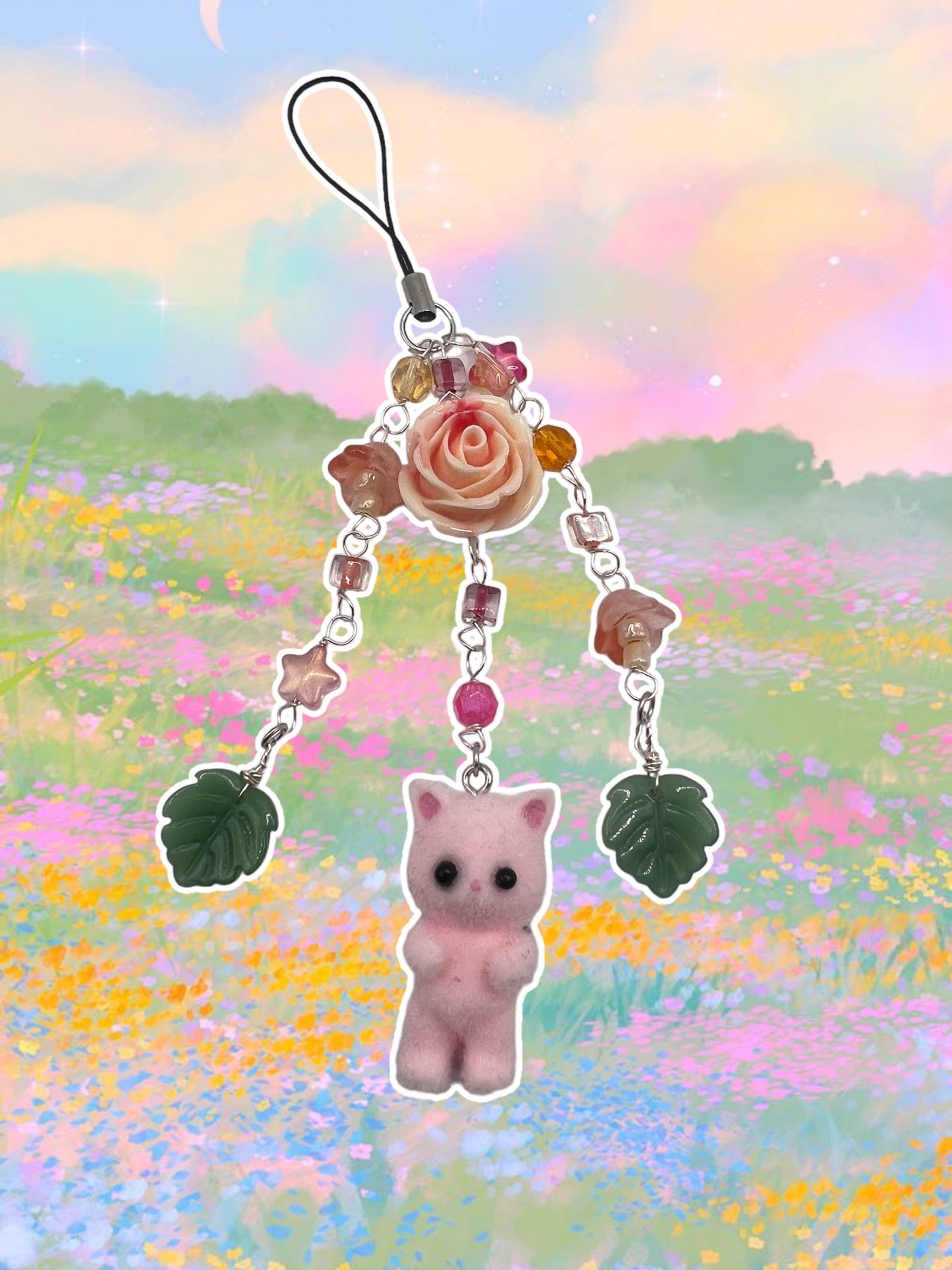 Garden kitty - Phone Charm