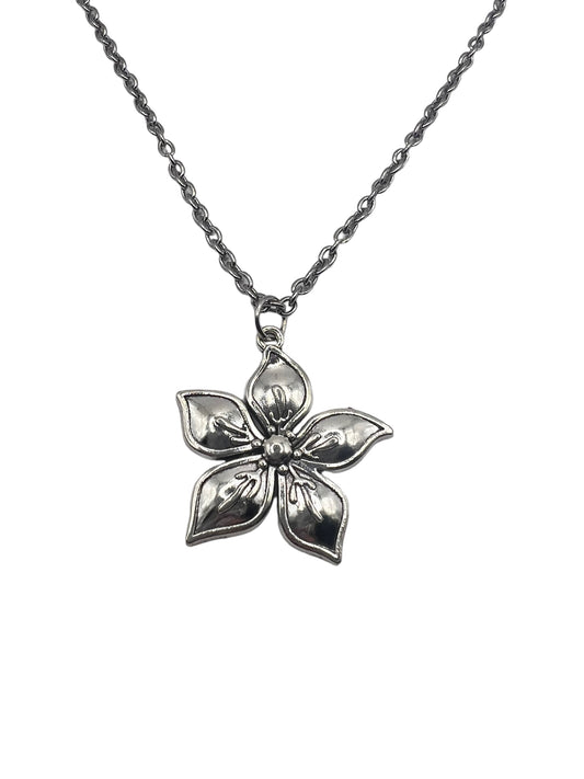 flower charm necklace