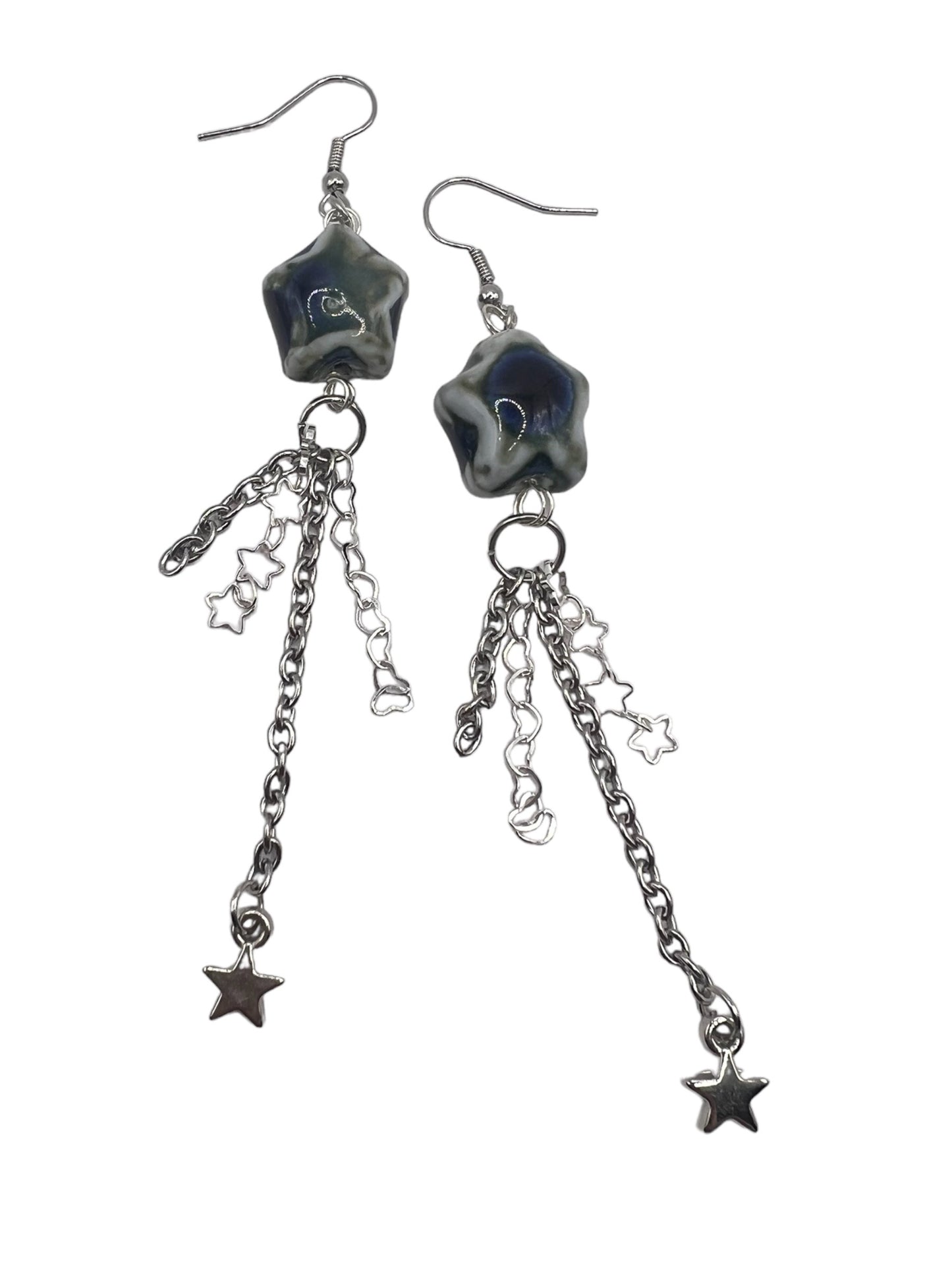 BLUE Shooting Star - Earrings