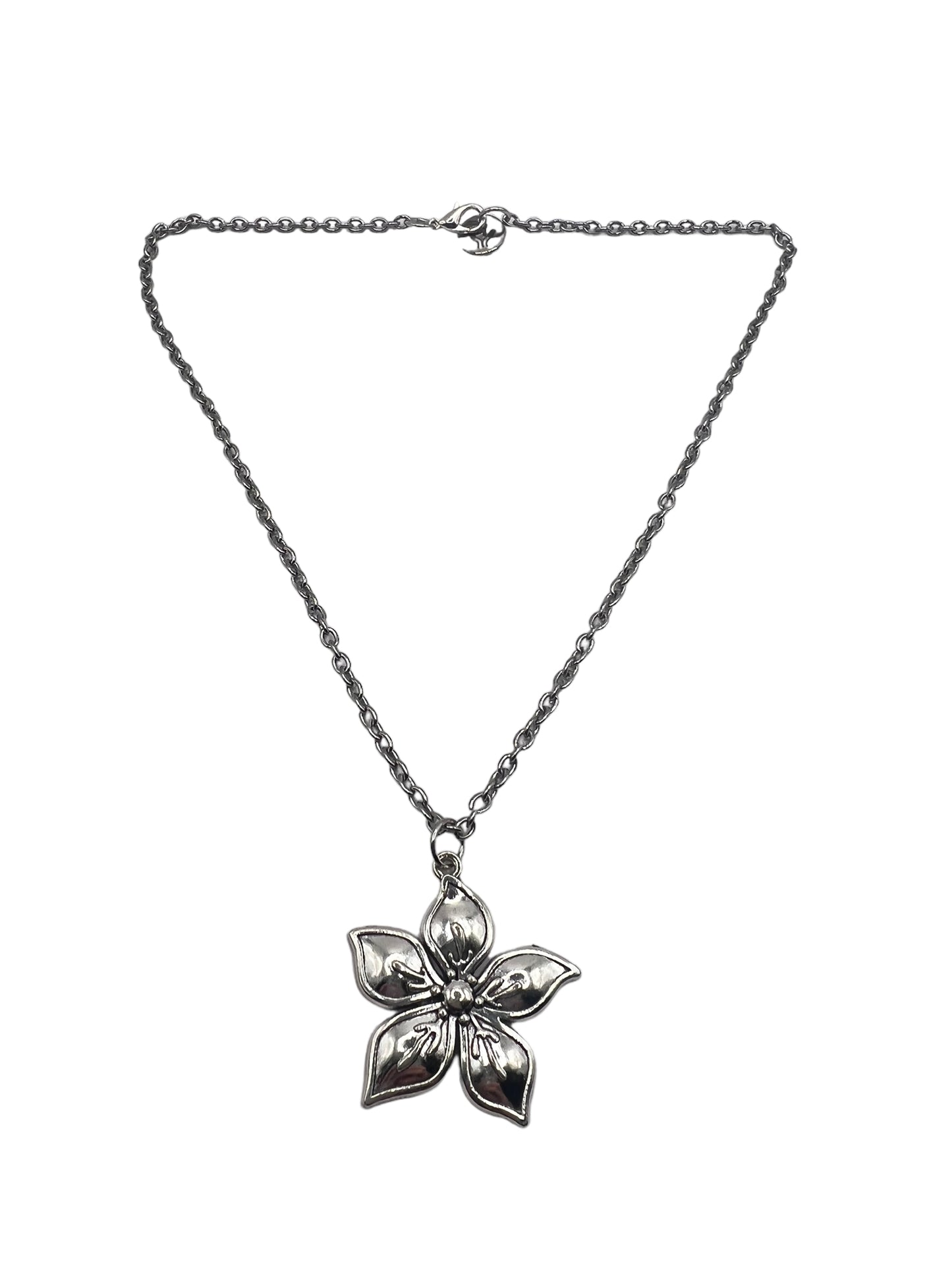 flower charm necklace