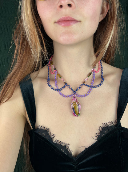 Costal sunrise - necklace