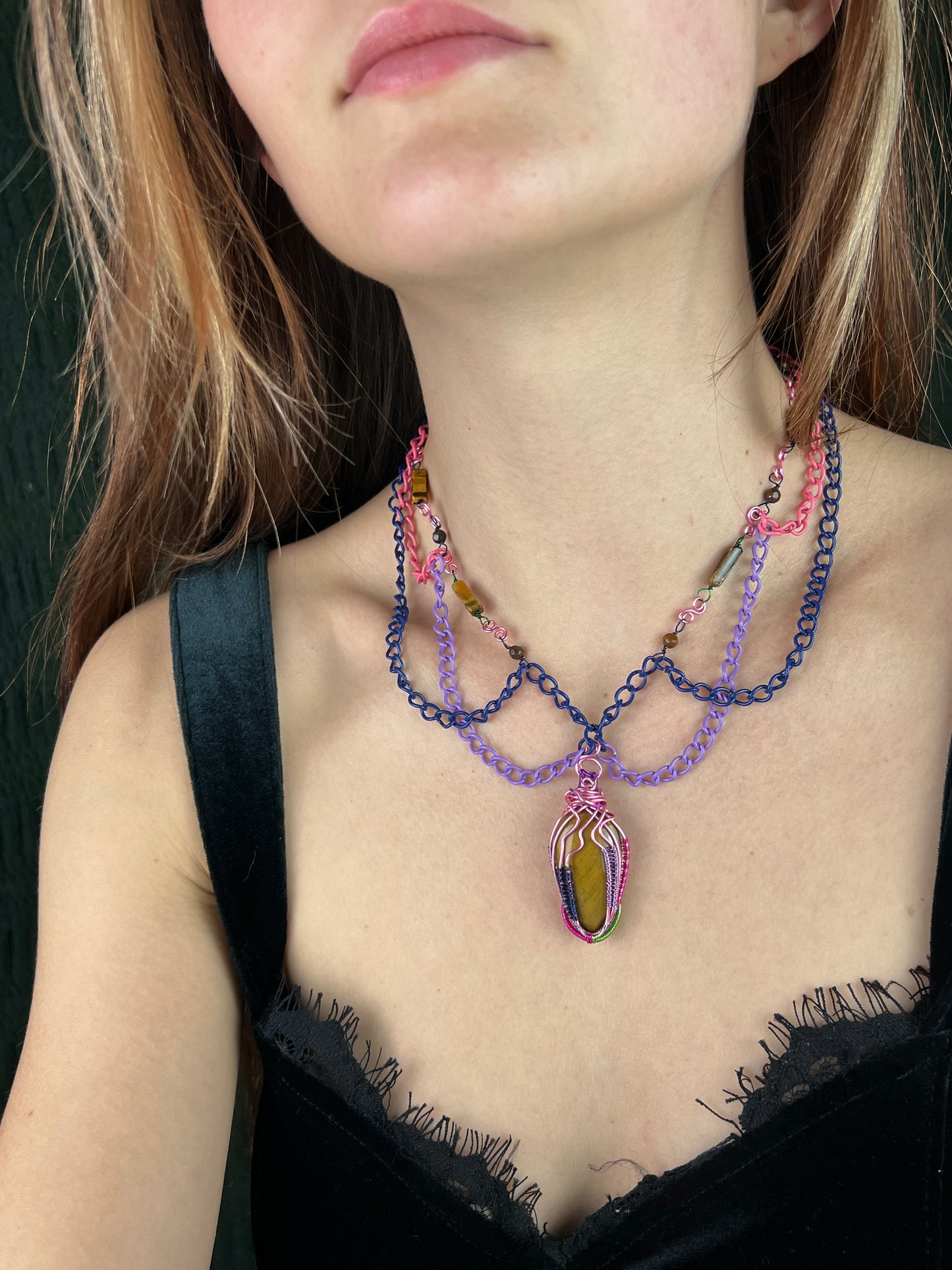 Costal sunrise - necklace